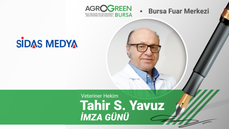 Tahir Yavuz, Bursa Tarım Fuarı'nda kitaplarını imzalayacak
